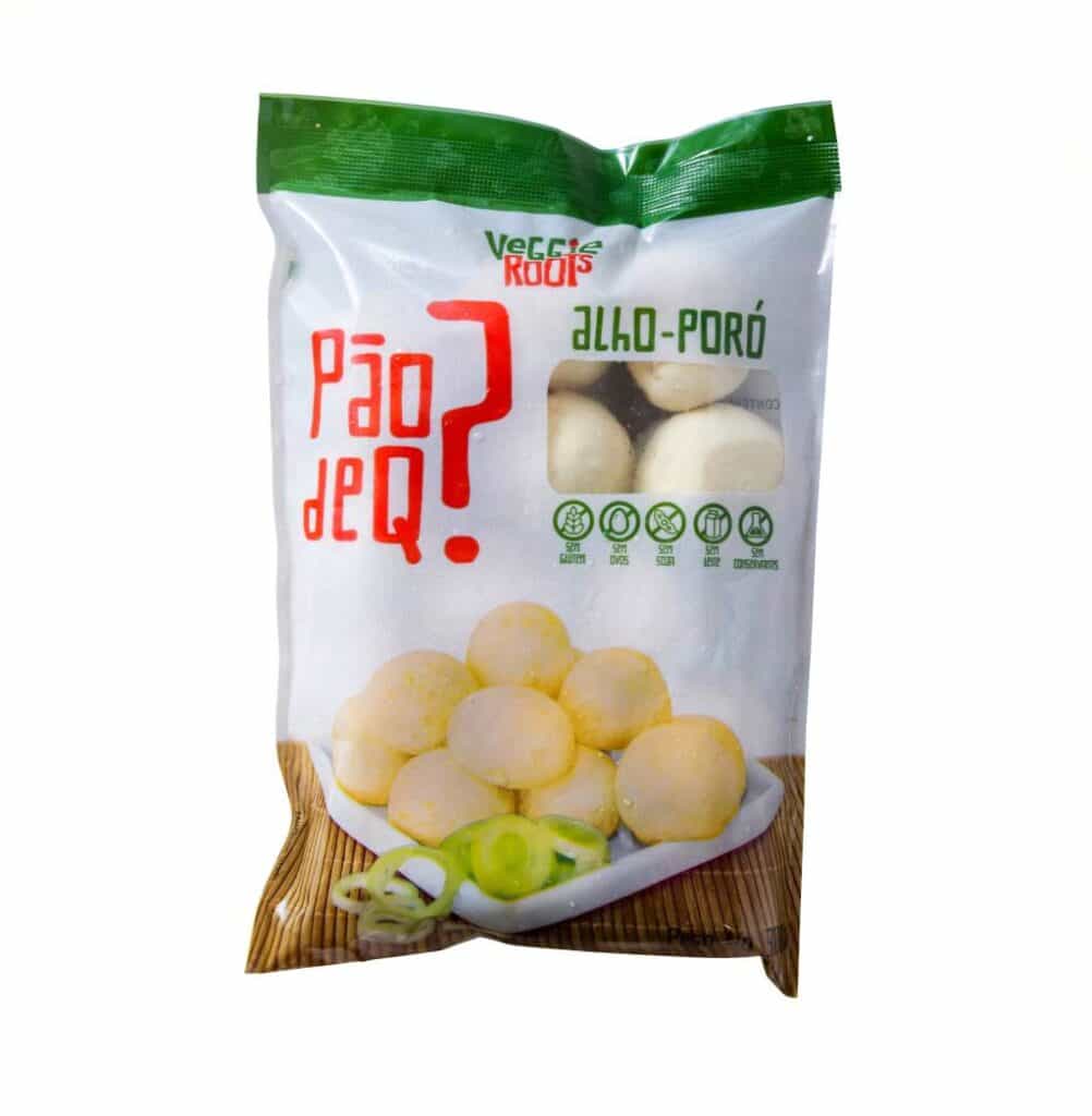Pão de queijo vegano - sabor alho-poró