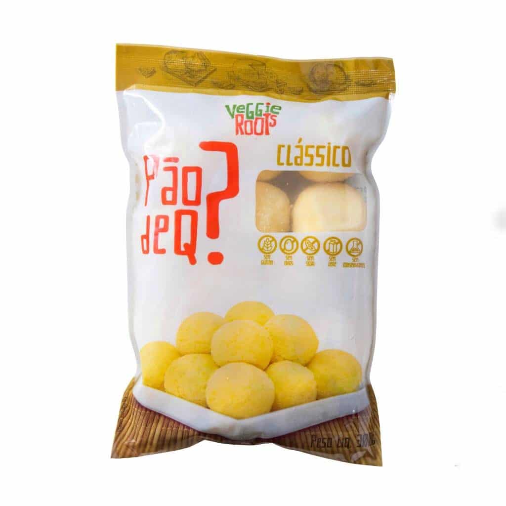 Pão de queijo vegano - sabor clássico