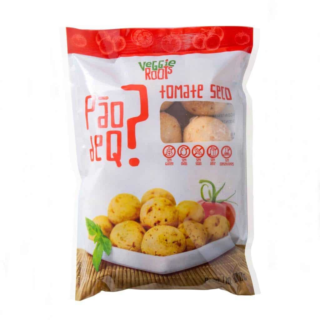 Pão de Queijo Vegano – Sabor tomate seco