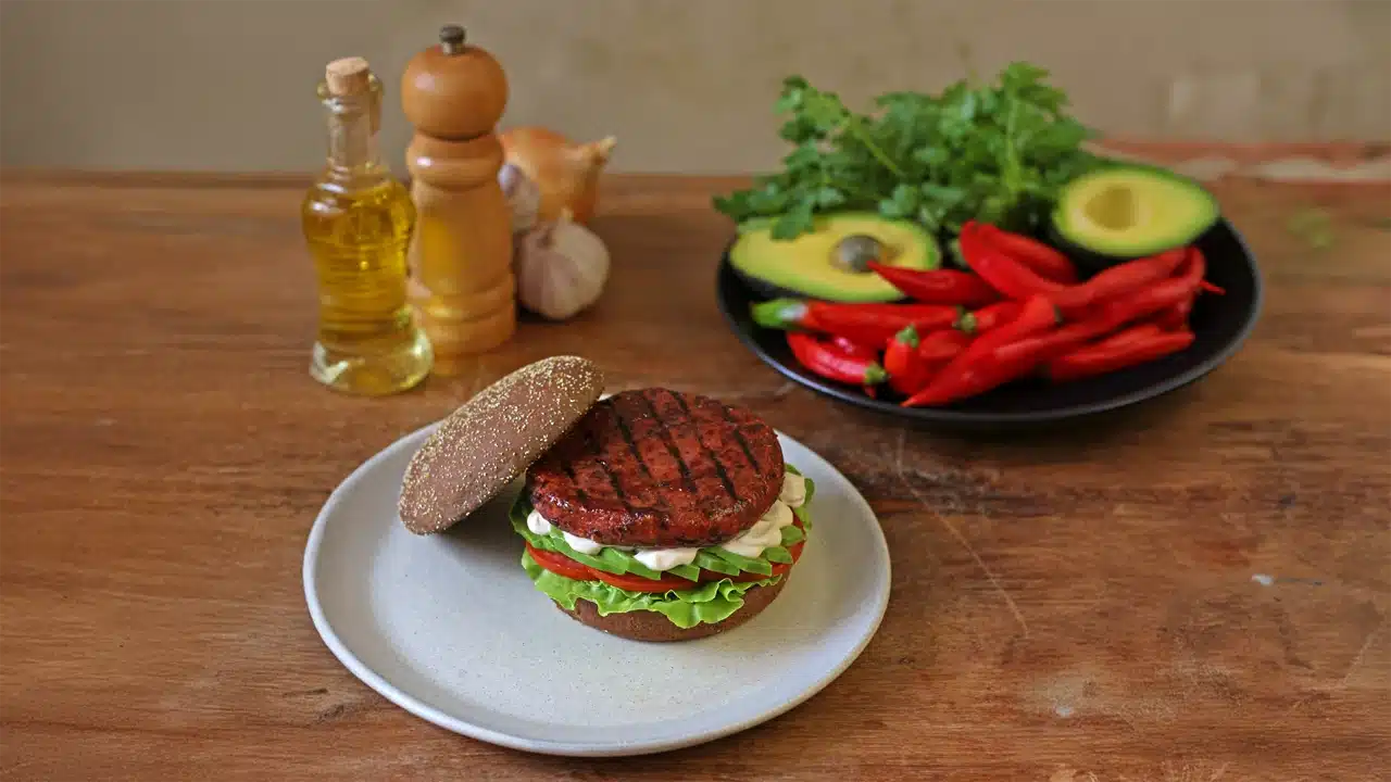 Hamburguer vegano Veggie Roots