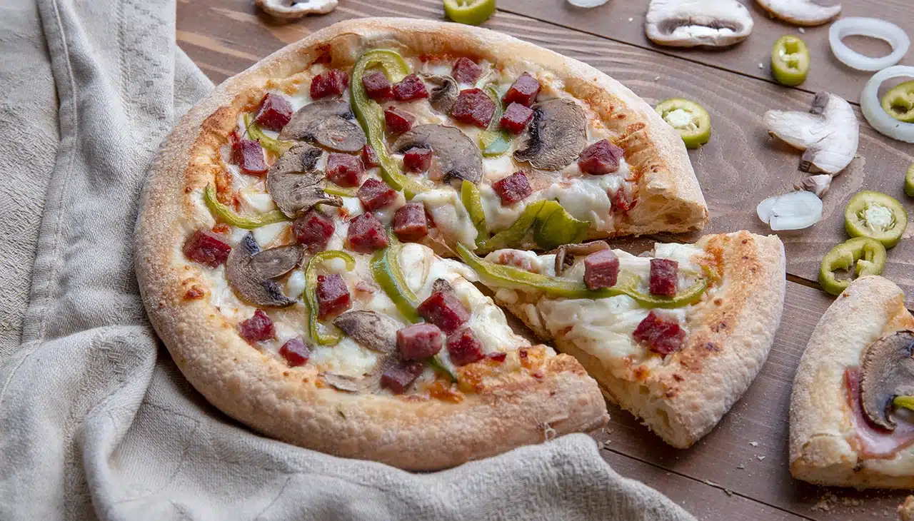 Pizza vegana