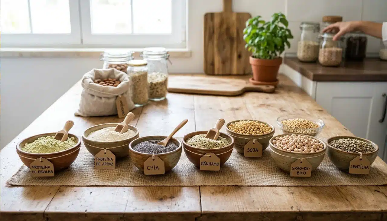 Melhores proteínas veganas