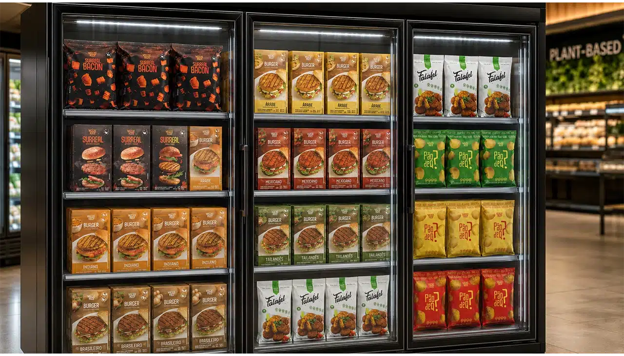Produtos veganos sem glúten